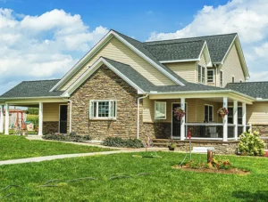 Grey shingle roof installation in PA - Tri-Link Contracting