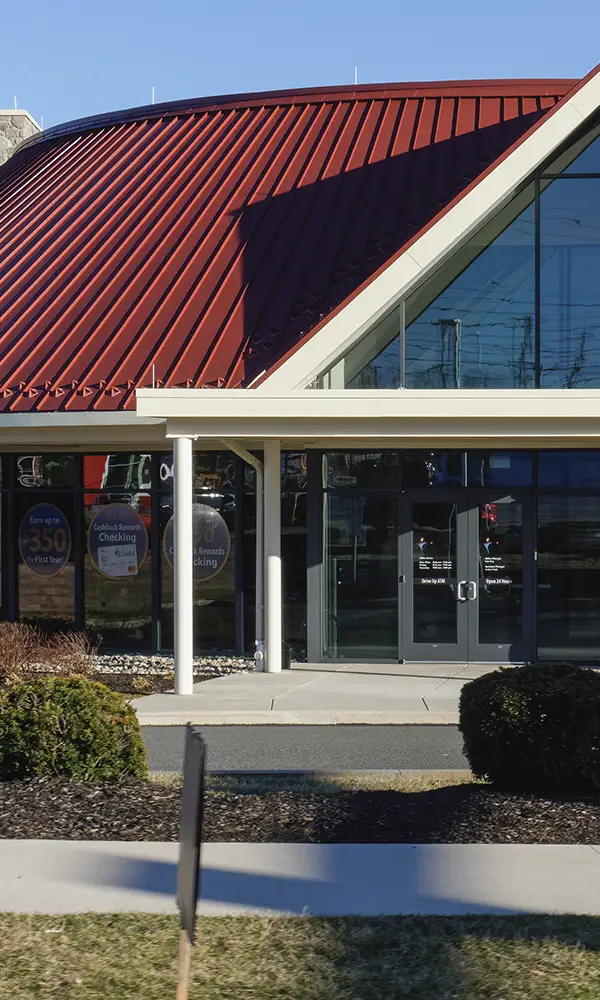 PA commercial red metal roof