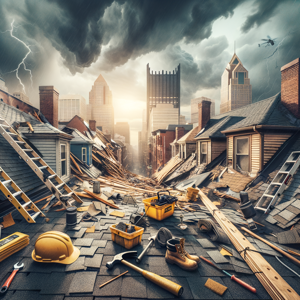 Pittsburgh storm damage roof specialists