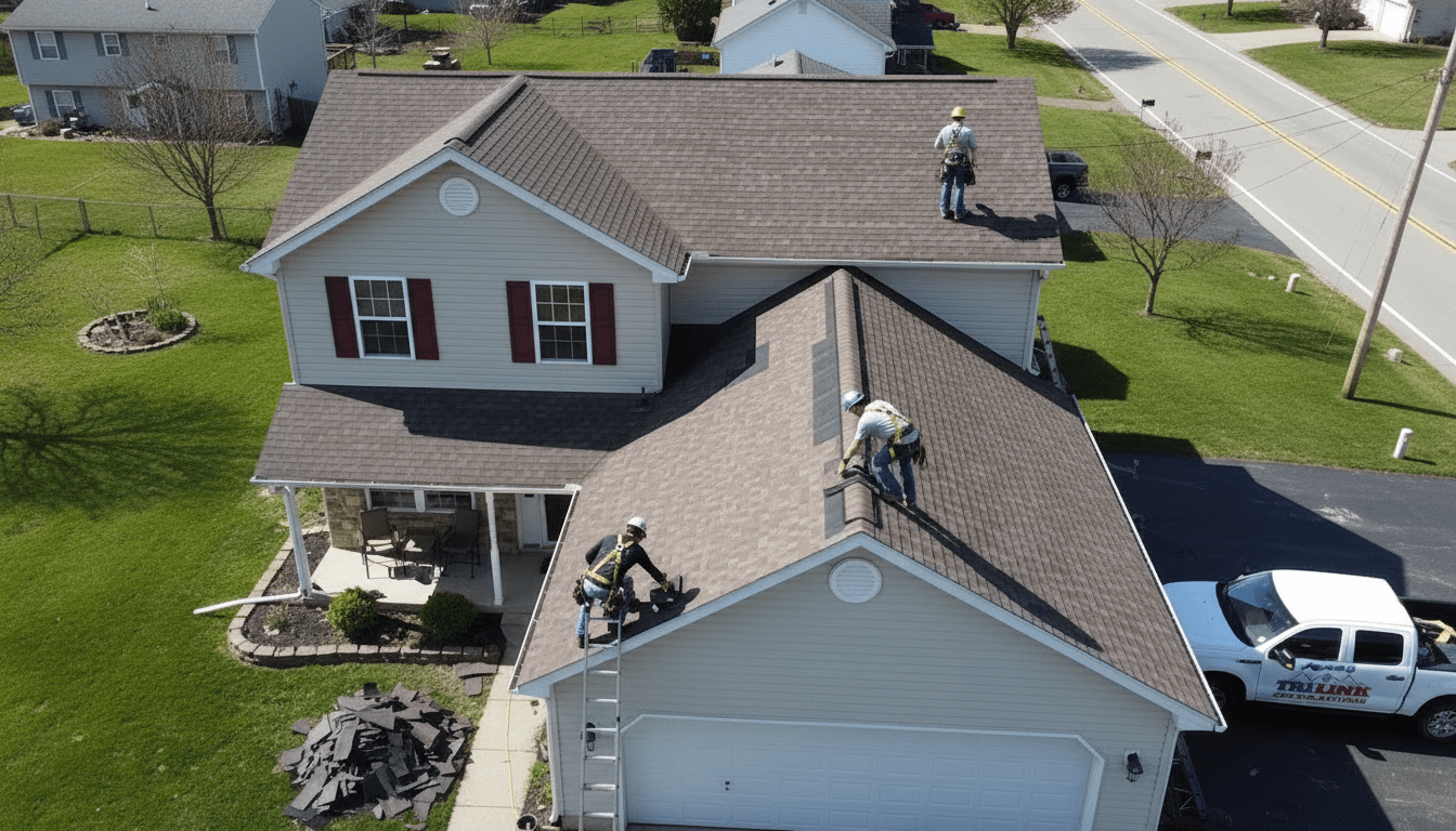Tri-Link siding installation