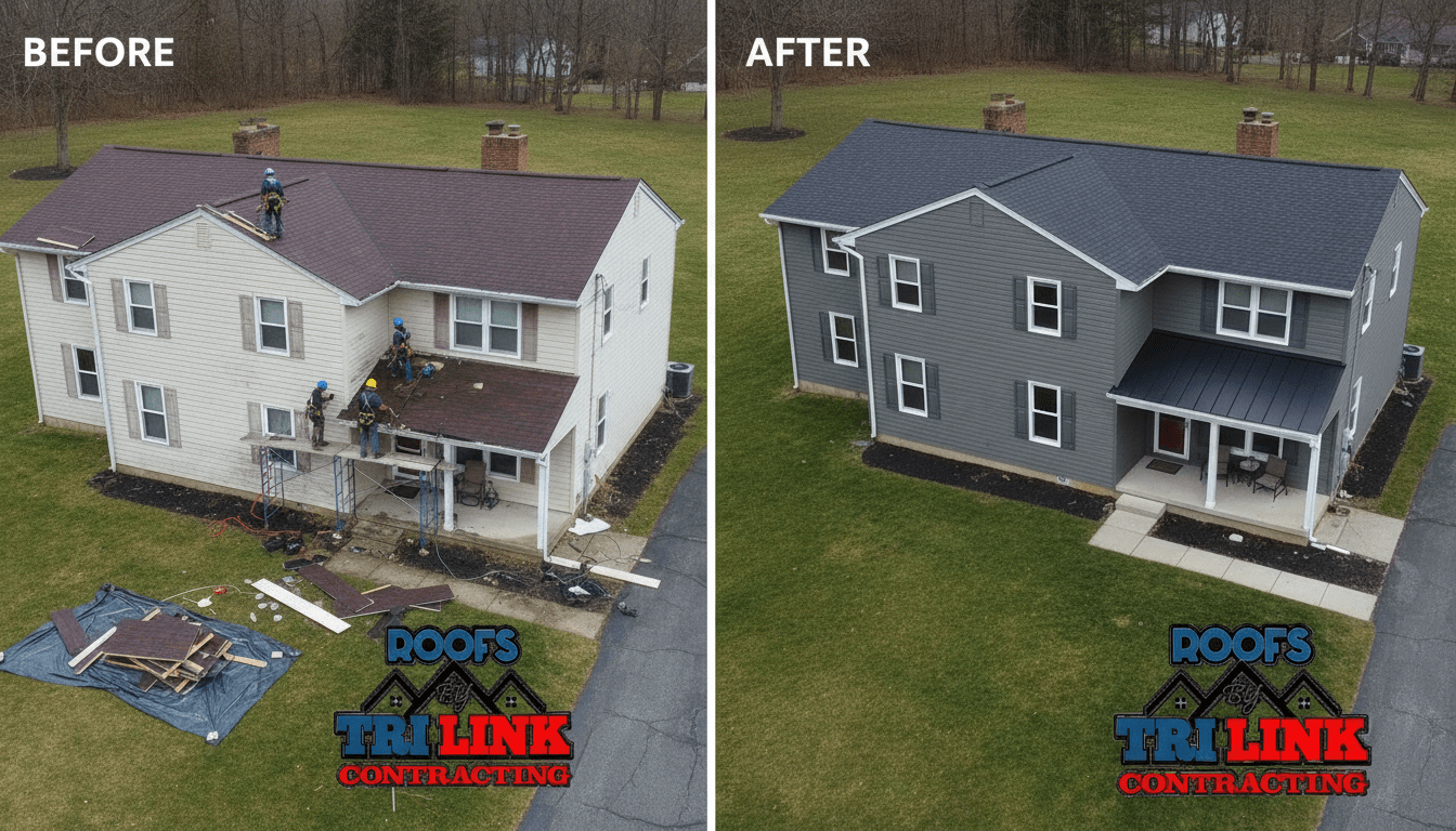 Tri-Link new roof installation