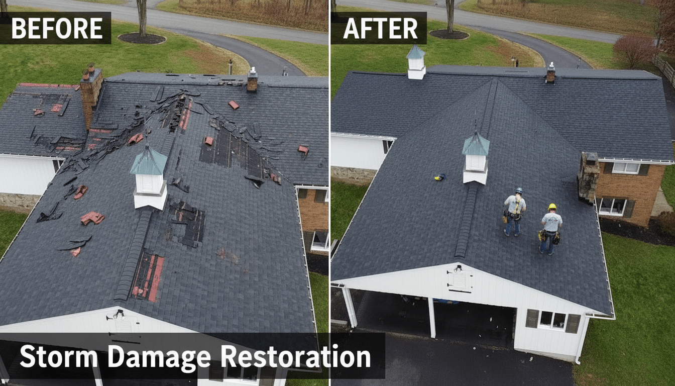 Tri-Link roofing installation financed project Pennsylvania