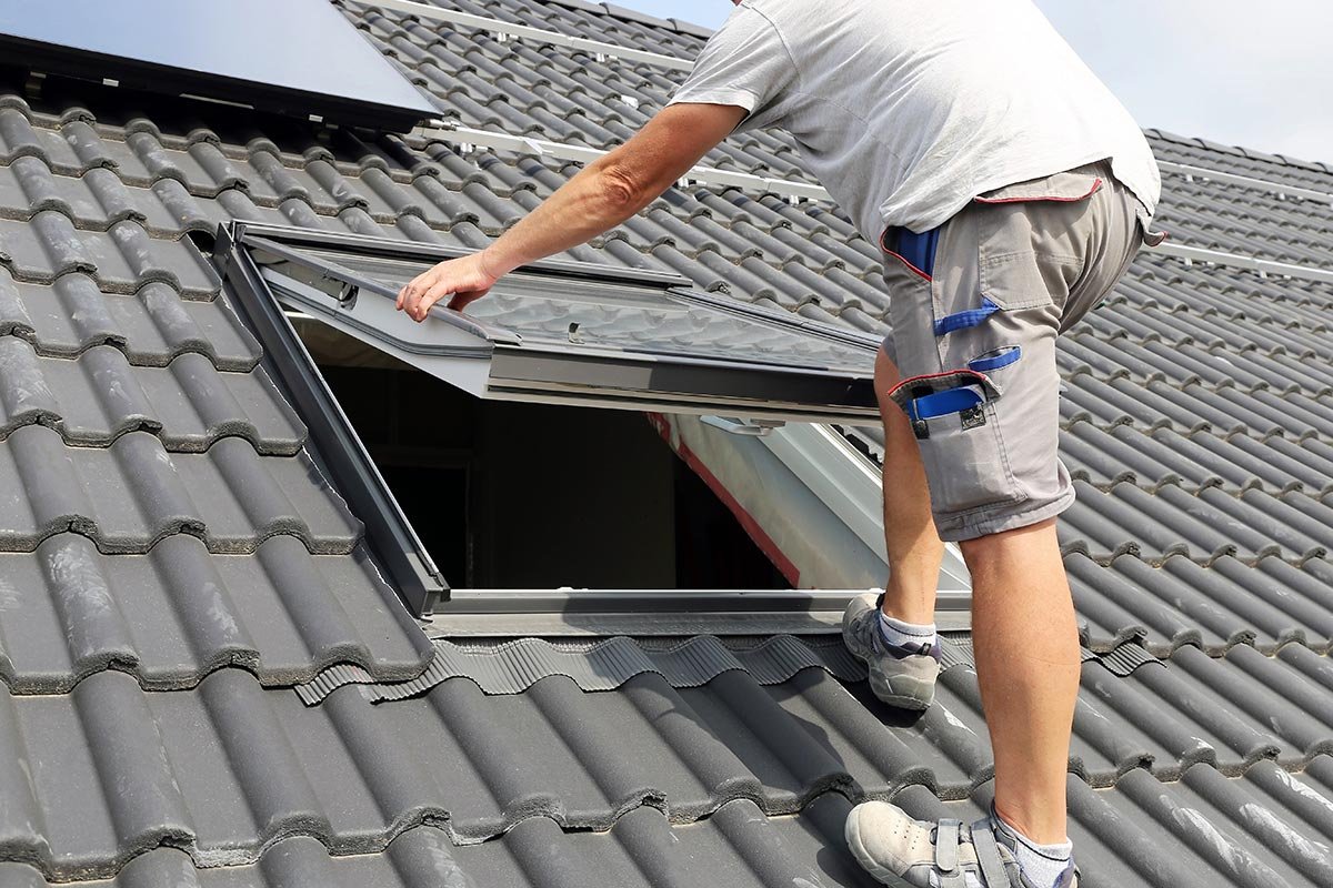 Skylight installation by Tri-Link